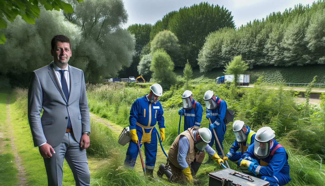 Asbestos roof being safely removed by a certified team